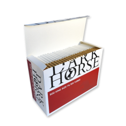 DARK HORSE 1000 Cigarette Filter Tubes + cigarette case